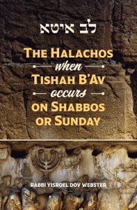 The Halachos when Tisha B'Av occurs on Shabbos or Sunday