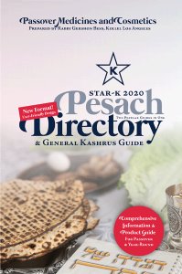 Rabbi Bess / Star- K Passover Guide 2020