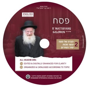 Rav Mattisyahu Salomon Vaadim - Pesach DOUBLE CD